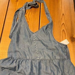 Denim Halter Dress